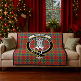 McLean of Duart Modern Tartan Crest Quilt
